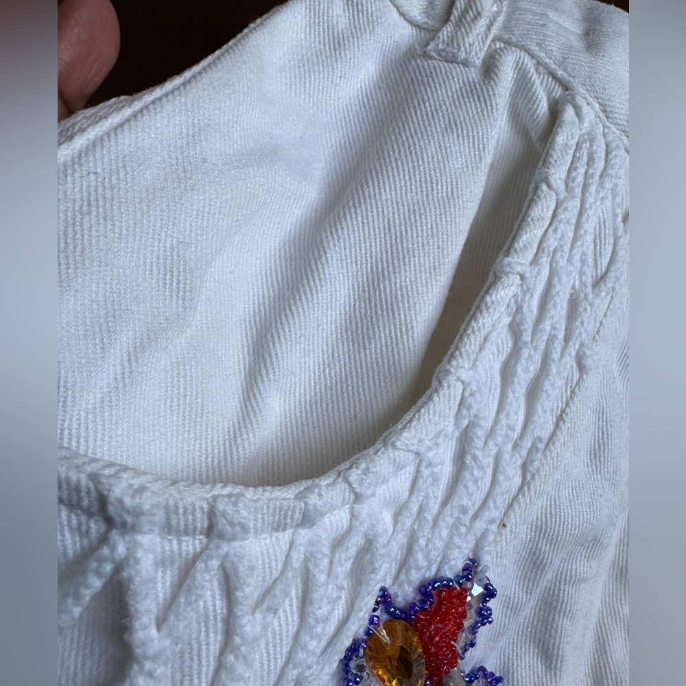 Vintage Cedars  High Waited White Shorts‎ - Picture 8 of 14